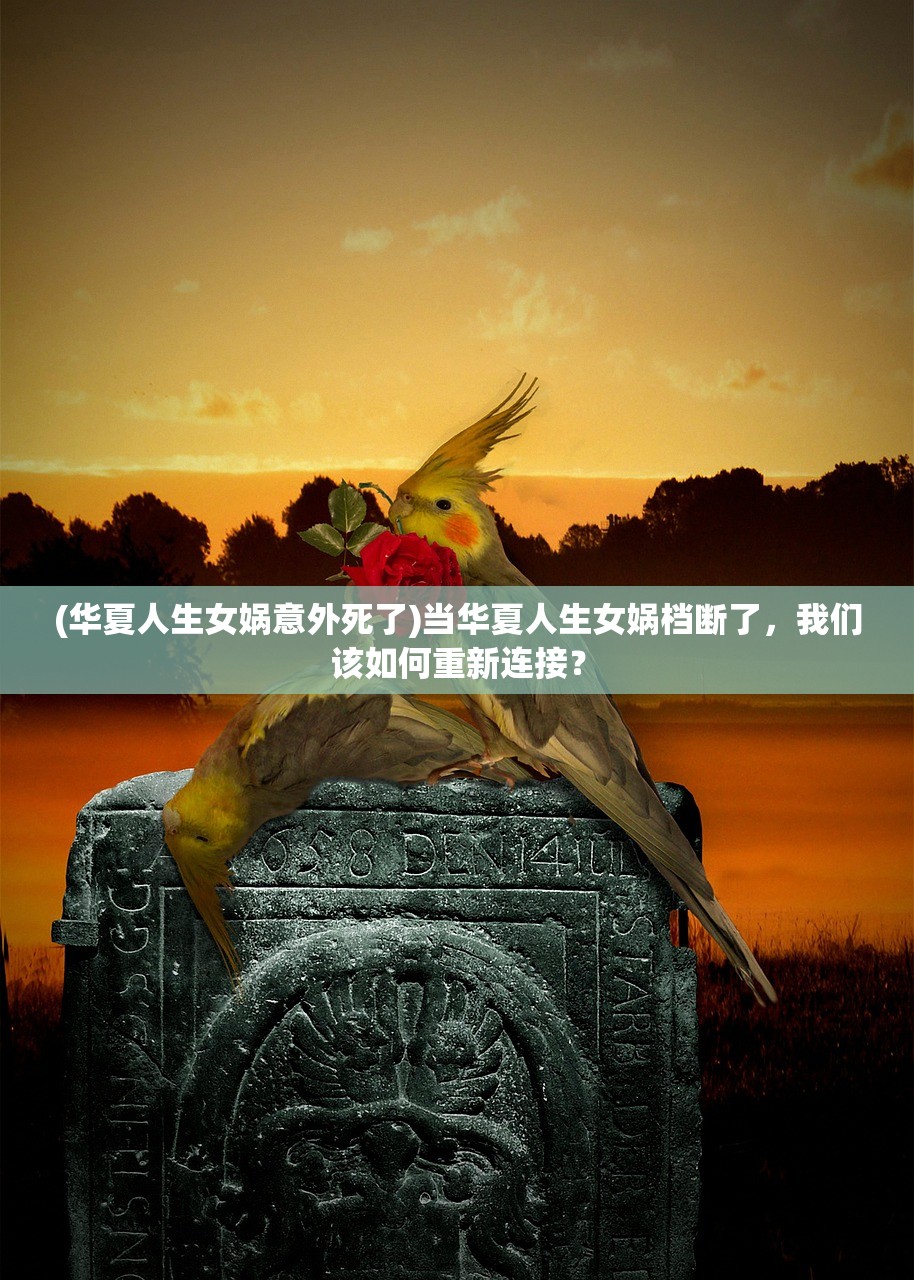 (华夏人生女娲意外死了)当华夏人生女娲档断了，我们该如何重新连接？