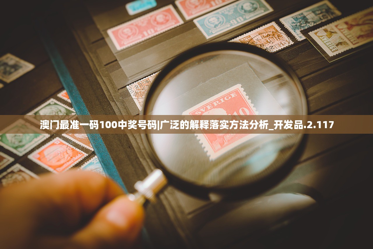 澳门最准一码100中奖号码|广泛的解释落实方法分析_开发品.2.117