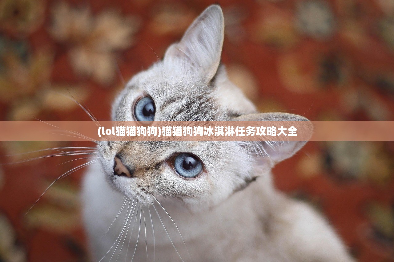 (lol猫猫狗狗)猫猫狗狗冰淇淋任务攻略大全