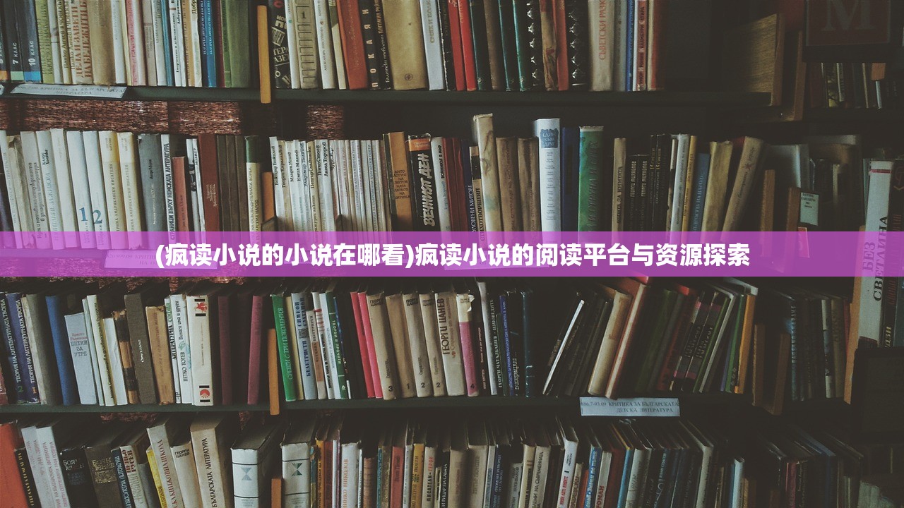 (疯读小说的小说在哪看)疯读小说的阅读平台与资源探索