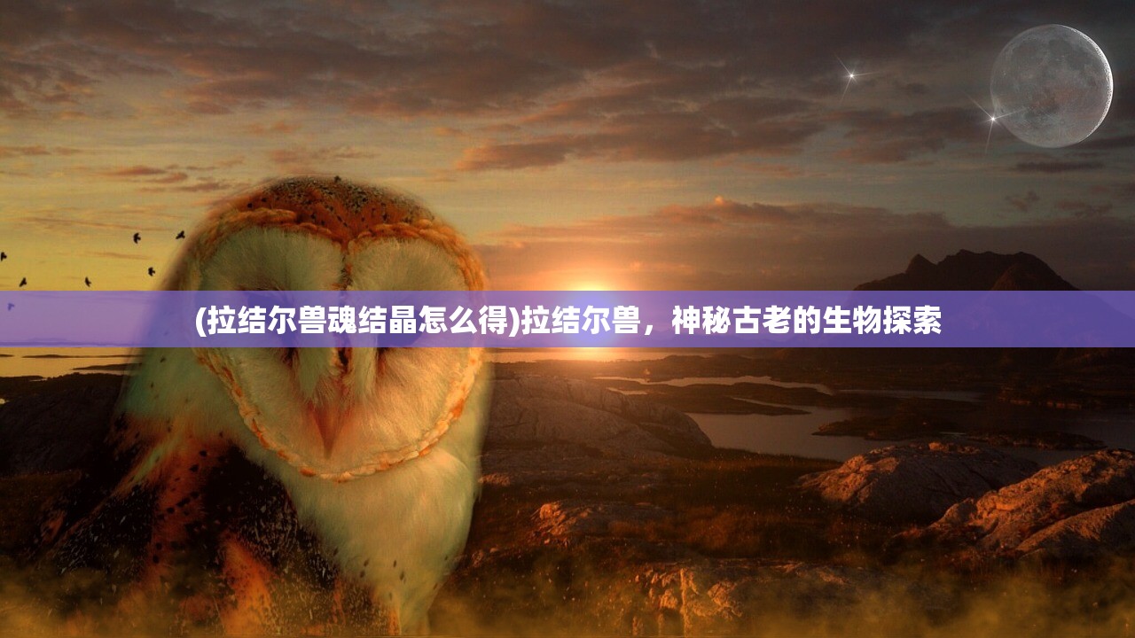(拉结尔兽魂结晶怎么得)拉结尔兽，神秘古老的生物探索