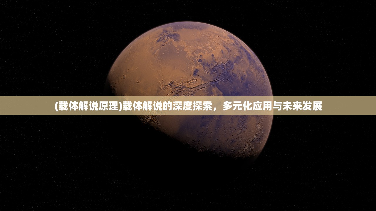 (载体解说原理)载体解说的深度探索，多元化应用与未来发展
