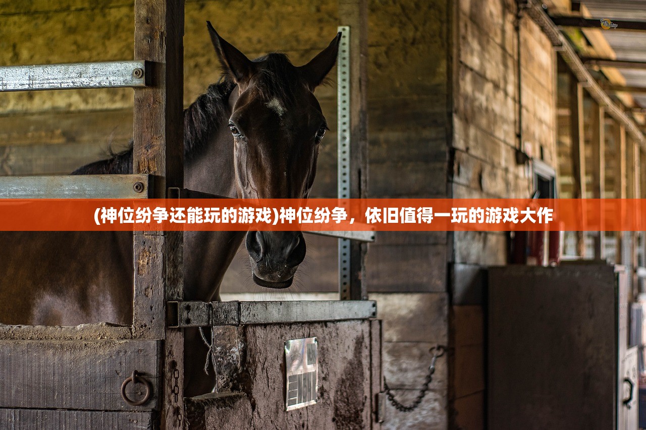 (神位纷争还能玩的游戏)神位纷争，依旧值得一玩的游戏大作