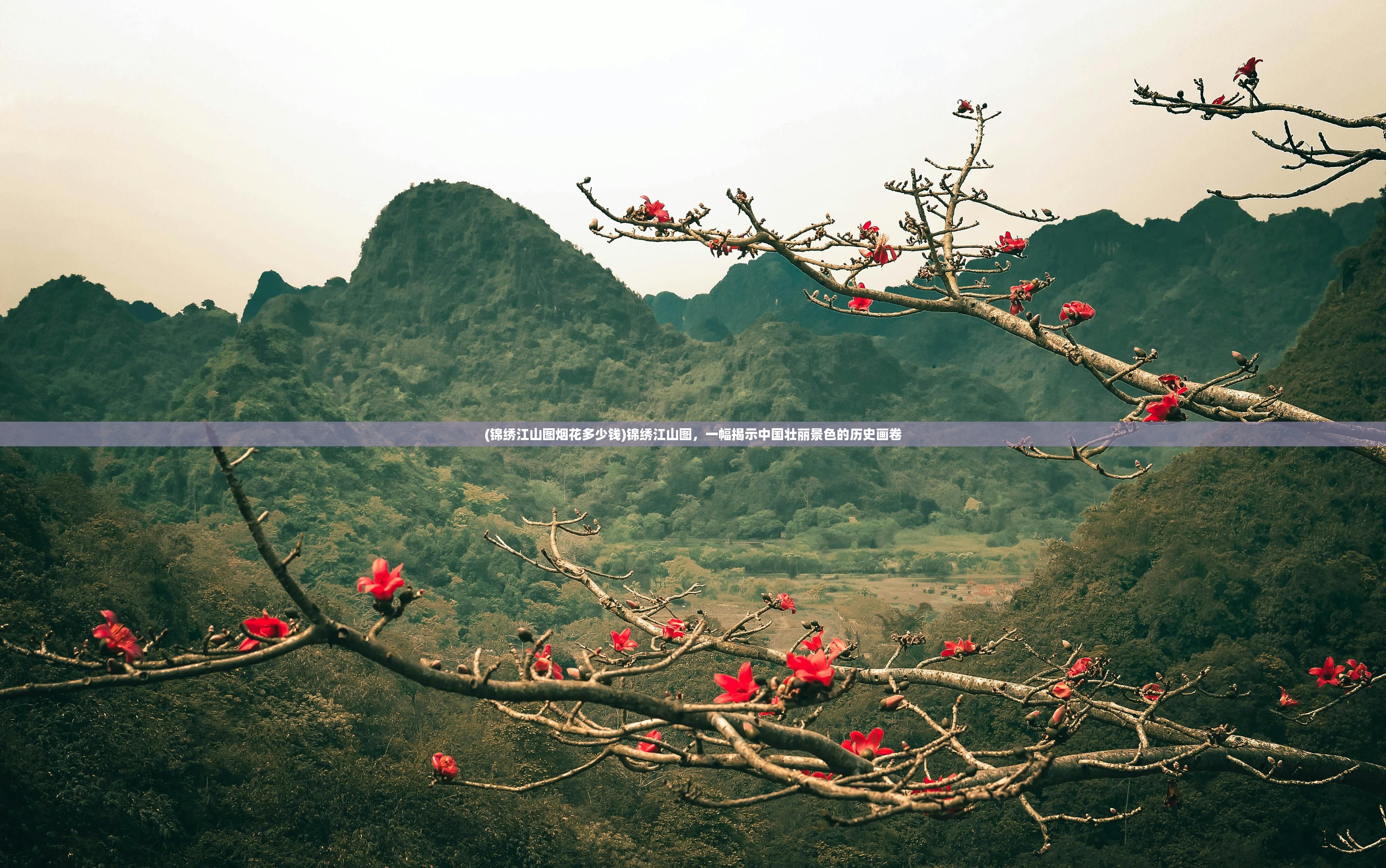 (锦绣江山图烟花多少钱)锦绣江山图，一幅揭示中国壮丽景色的历史画卷