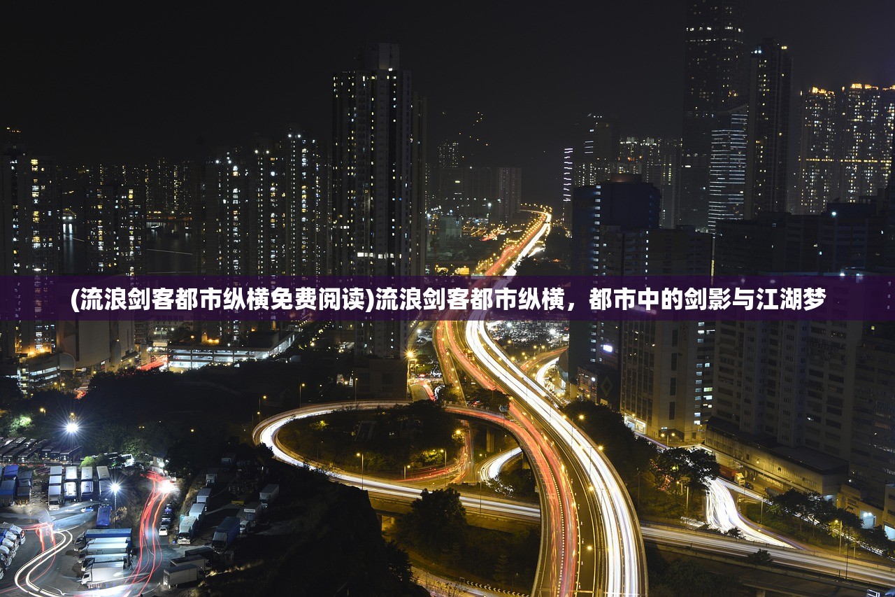 (流浪剑客都市纵横免费阅读)流浪剑客都市纵横，都市中的剑影与江湖梦