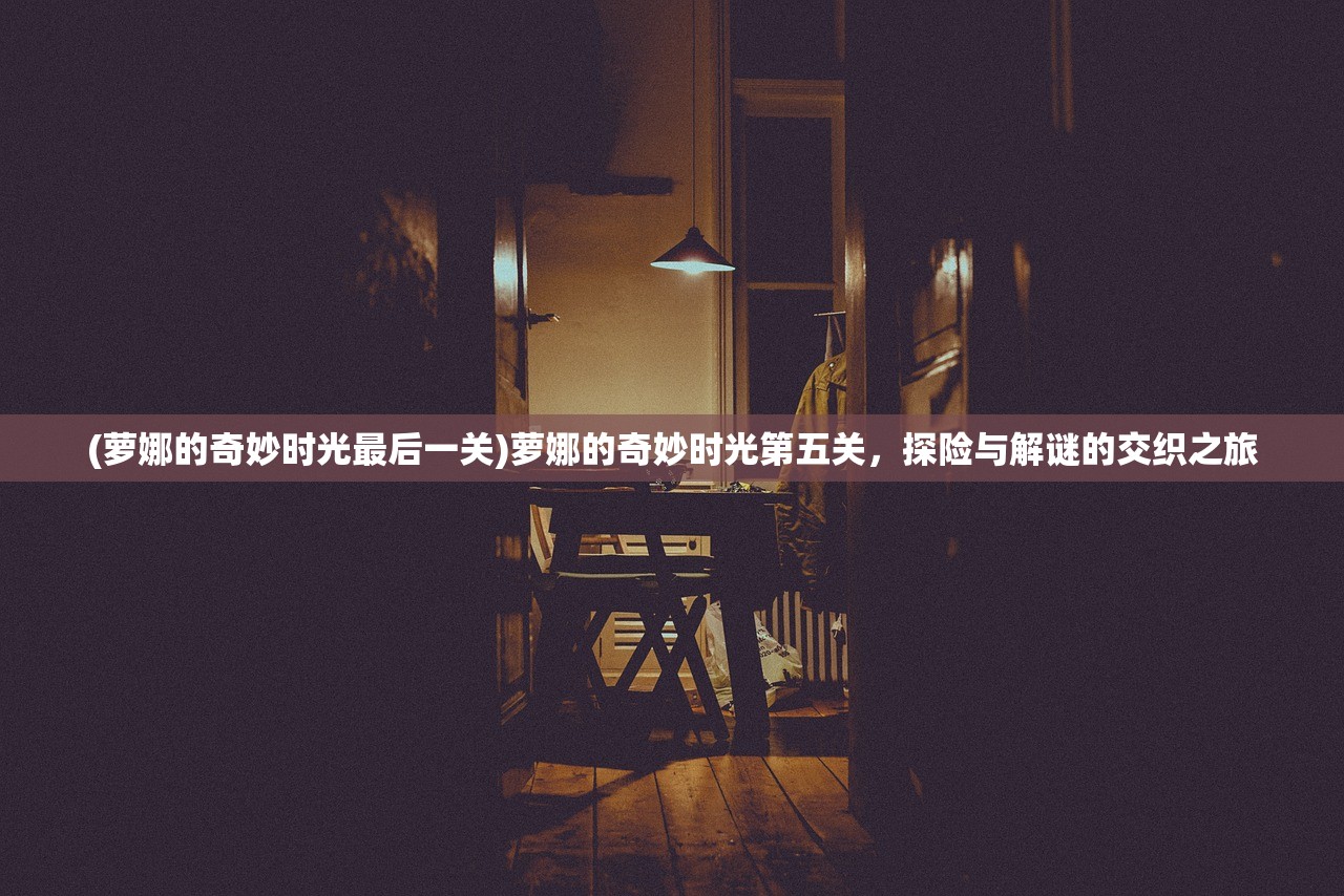 (萝娜的奇妙时光最后一关)萝娜的奇妙时光第五关，探险与解谜的交织之旅