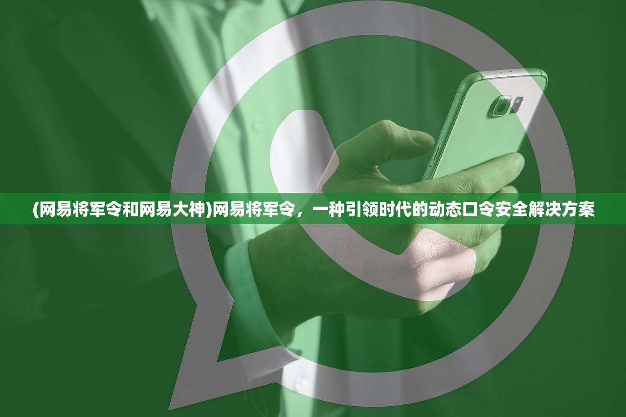 (网易将军令和网易大神)网易将军令，一种引领时代的动态口令安全解决方案