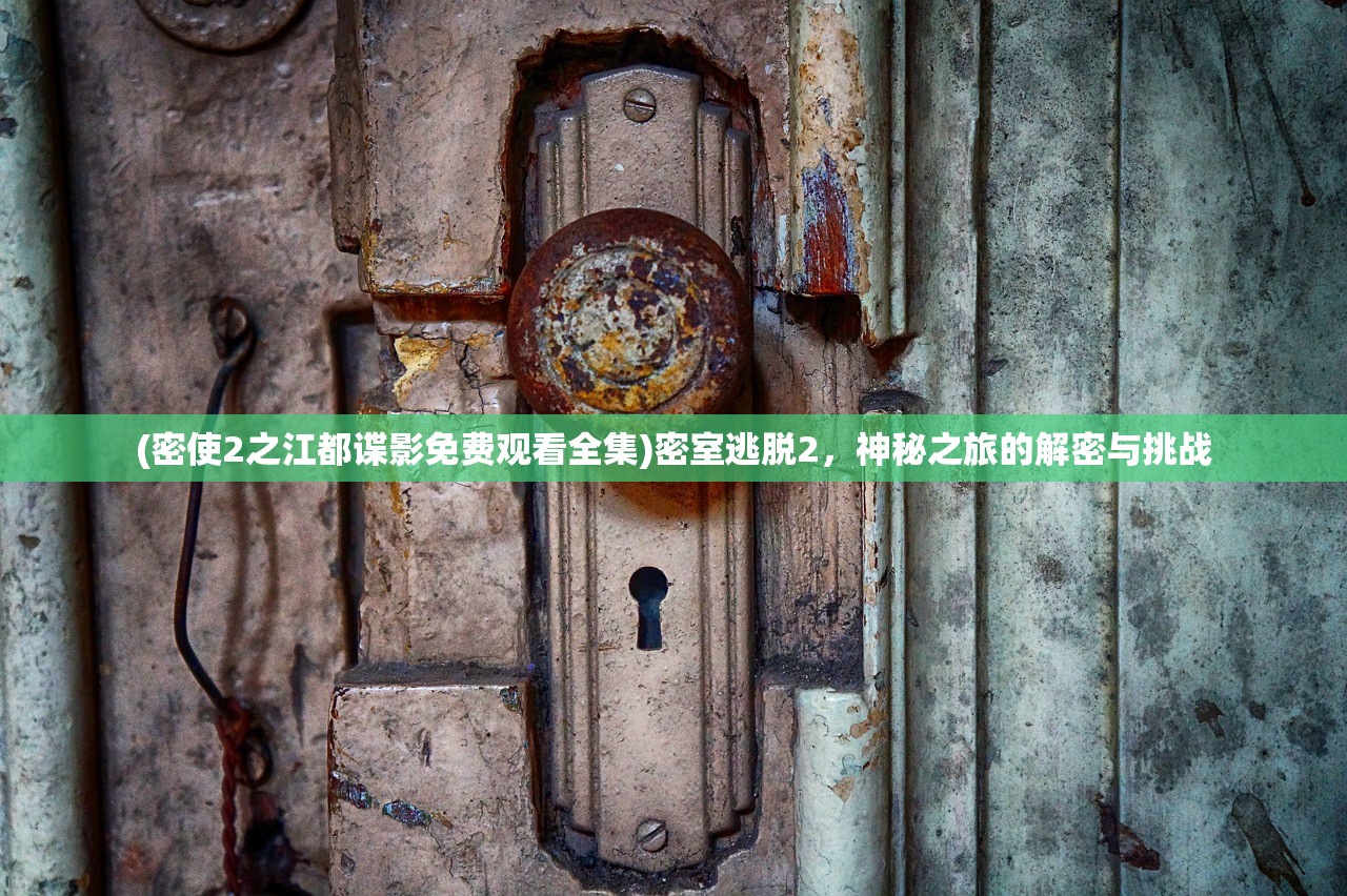 (密使2之江都谍影免费观看全集)密室逃脱2，神秘之旅的解密与挑战