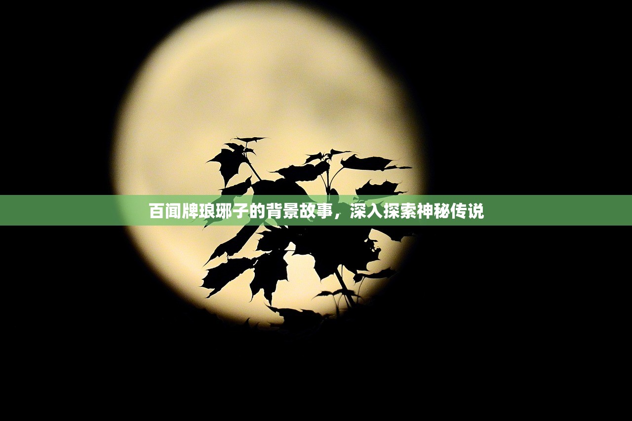 百闻牌琅琊子的背景故事，深入探索神秘传说