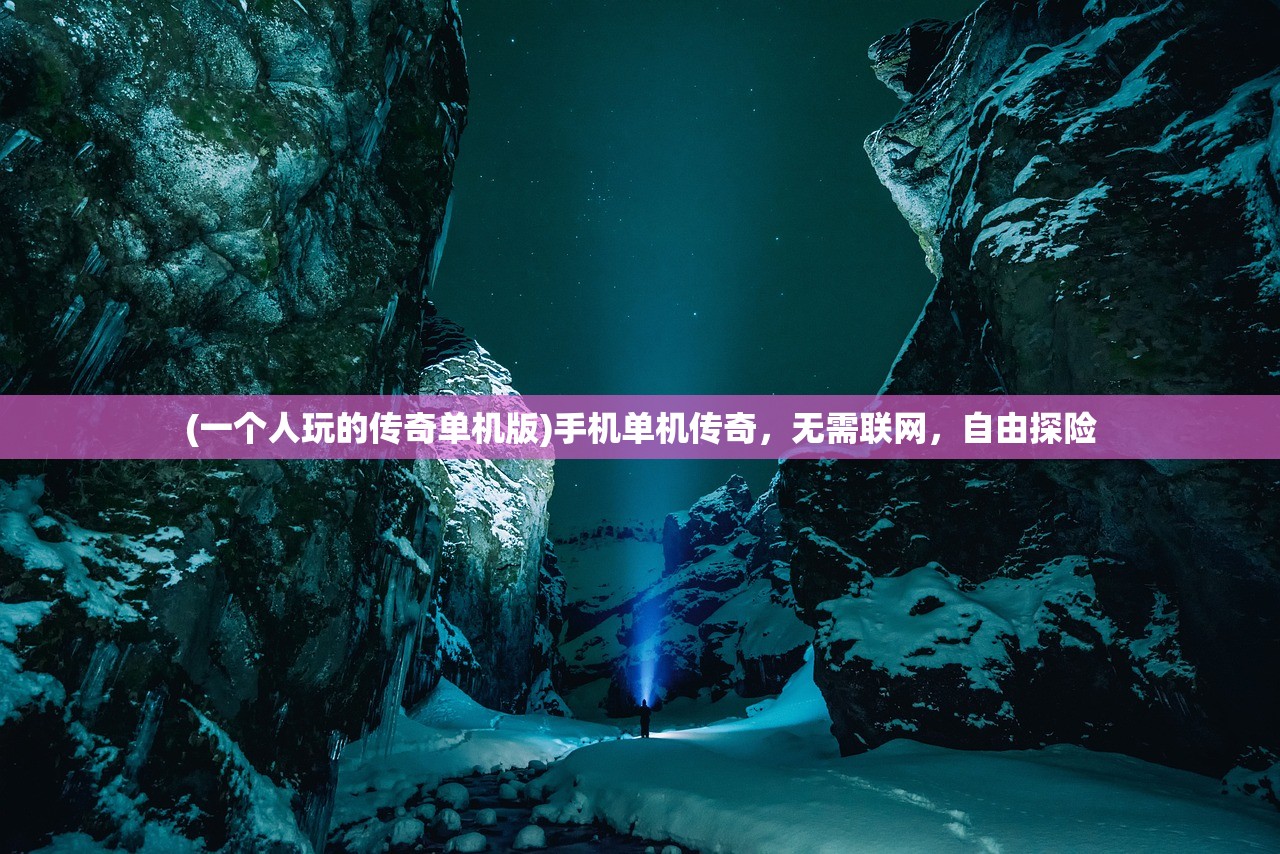 (一个人玩的传奇单机版)手机单机传奇，无需联网，自由探险