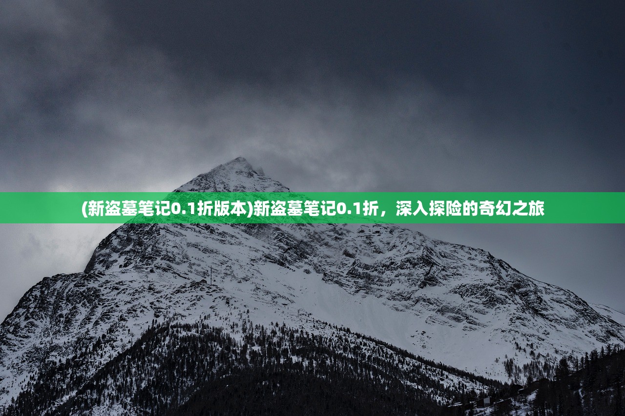 (新盗墓笔记0.1折版本)新盗墓笔记0.1折，深入探险的奇幻之旅